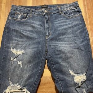 Judy Blue Dark Wash Boyfriend fit Jeans